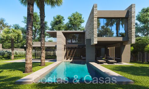 3 Brand new contemporary villas for sale, just steps from the beach of San Pedro, Marbella 68208