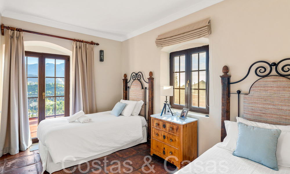 Majestic, Andalusian luxury villa for sale surrounded by nature in El Madroñal, Benahavis - Marbella 68506