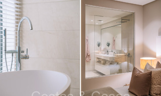 Ready to move in! Contemporary garden apartment with beautiful sea views for sale, a short drive from Marbella centre 68674 