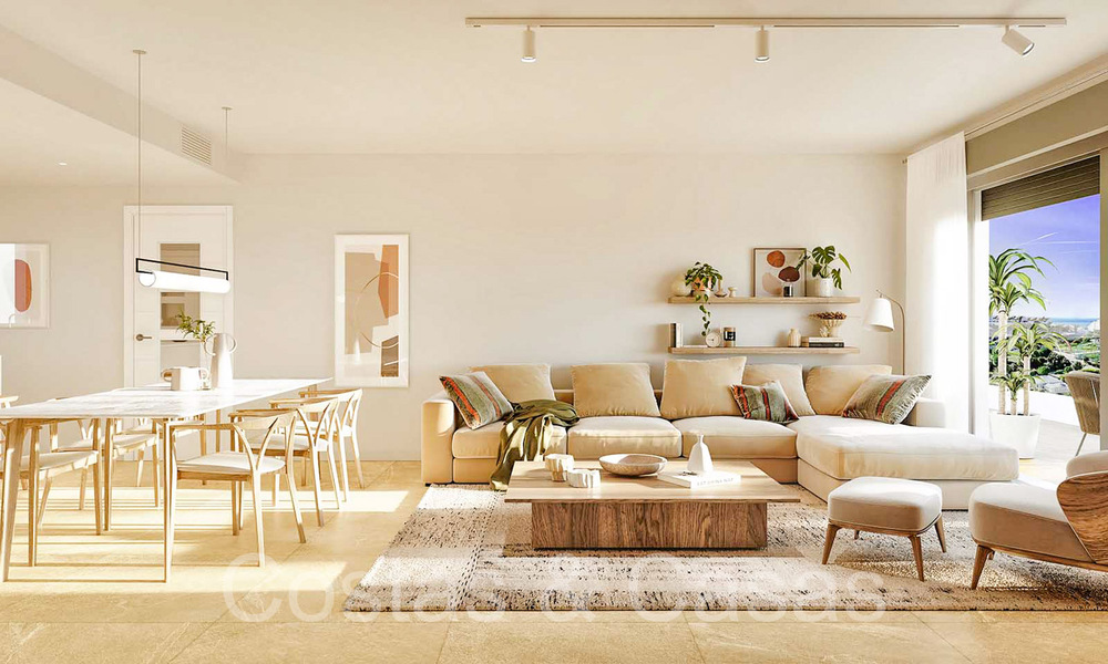 New, contemporary apartments with sea views for sale within walking distance of Estepona centre and the beach 69407
