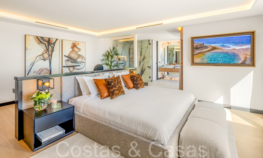 Prime duplex penthouse with panoramic sea views and private plunge pool for sale in Nueva Andalucia, Marbella 69445