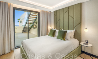 Prime duplex penthouse with panoramic sea views and private plunge pool for sale in Nueva Andalucia, Marbella 69464 