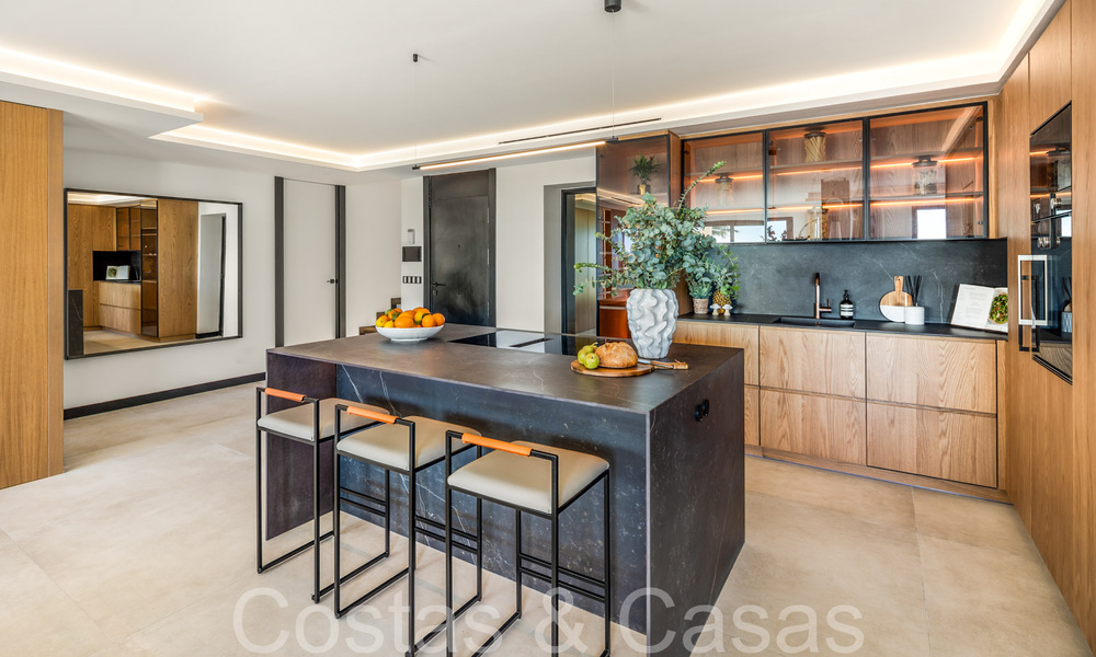 Prime duplex penthouse with panoramic sea views and private plunge pool for sale in Nueva Andalucia, Marbella 69467