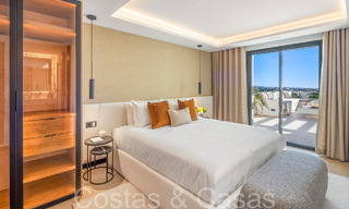Prime duplex penthouse with panoramic sea views and private plunge pool for sale in Nueva Andalucia, Marbella 69470 