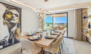 Prime duplex penthouse with panoramic sea views and private plunge pool for sale in Nueva Andalucia, Marbella 69473 