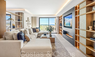 Prime duplex penthouse with panoramic sea views and private plunge pool for sale in Nueva Andalucia, Marbella 69476 