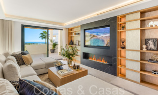 Prime duplex penthouse with panoramic sea views and private plunge pool for sale in Nueva Andalucia, Marbella 69477 