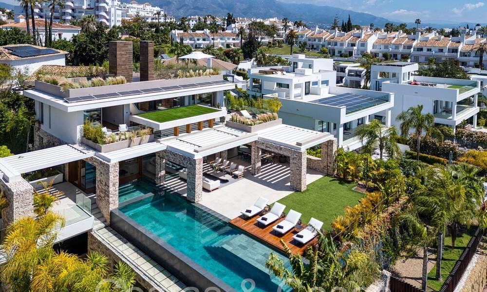Architectural masterpiece for sale, walking distance to Puerto Banus and the beach in Nueva Andalucia, Marbella 69419
