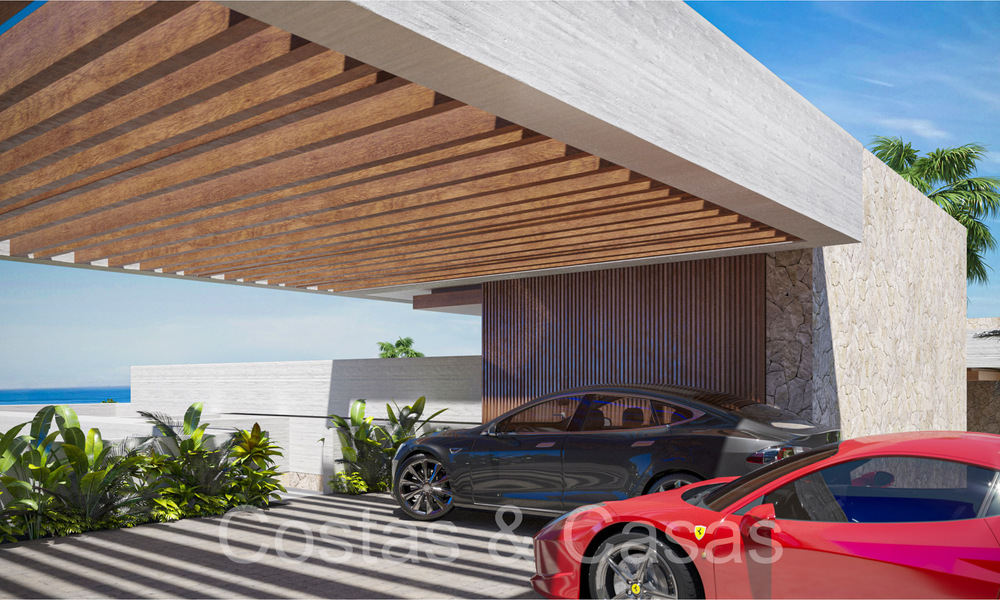 Architectural new build villa for sale, with panoramic sea views in a gated community in Benahavis - Marbella 69520