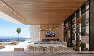 Architectural new build villa for sale, with panoramic sea views in a gated community in Benahavis - Marbella 69521 