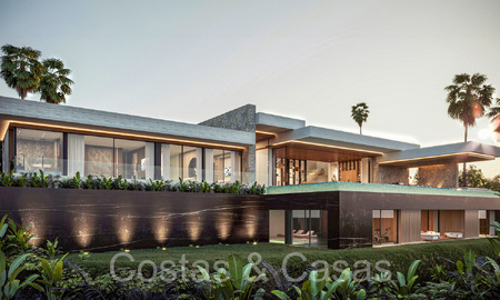 Architectural new build villa for sale, with panoramic sea views in a gated community in Benahavis - Marbella 69526