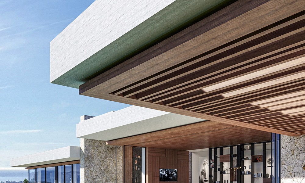 Architectural new build villa for sale, with panoramic sea views in a gated community in Benahavis - Marbella 69529