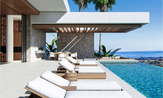 Architectural new build villa for sale, with panoramic sea views in a gated community in Benahavis - Marbella 69530 