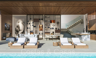 Architectural new build villa for sale, with panoramic sea views in a gated community in Benahavis - Marbella 69533 