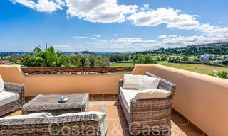 Ready to move in luxury penthouse with magnificent views of the golf course and the Mediterranean Sea for sale in Benahavis - Marbella 69626 