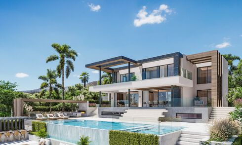 New luxury development with high-end luxury villas for sale in a golf resort in Mijas, Costa del Sol 69655