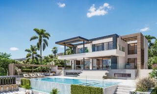 New luxury development with high-end luxury villas for sale in a golf resort in Mijas, Costa del Sol 69655 