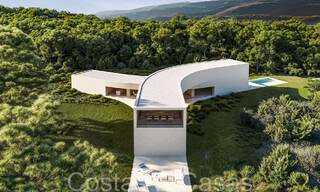 Futuristic designer villa for sale surrounded by nature in the prestigious community of Valderrama in Sotogrande, Costa del Sol 69789 