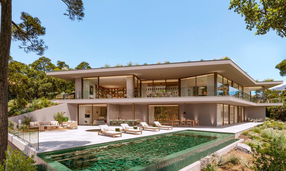 Modernist new build villa with sustainable concept for sale in the hills of Benahavis - Marbella 775495