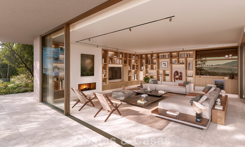 Modernist new build villa with sustainable concept for sale in the hills of Benahavis - Marbella 775496