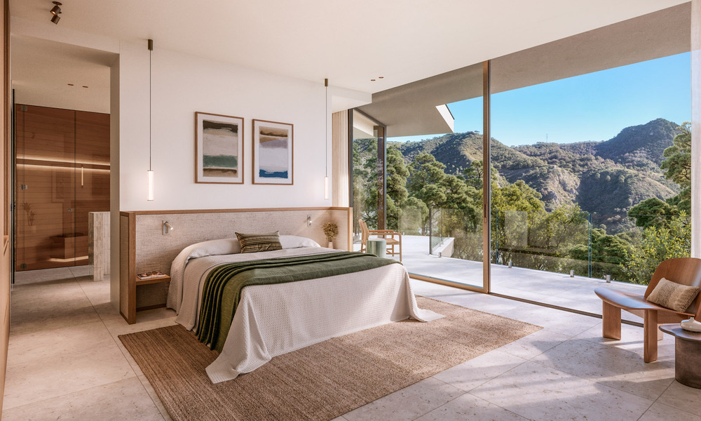 Modernist new build villa with sustainable concept for sale in the hills of Benahavis - Marbella 775497