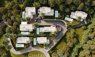 7 advanced new build villas with panoramic sea views for sale in the hills of Mijas Pueblo, Costa del Sol 787738 