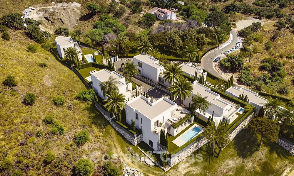 7 advanced new build villas with panoramic sea views for sale in the hills of Mijas Pueblo, Costa del Sol 787741