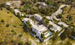 7 advanced new build villas with panoramic sea views for sale in the hills of Mijas Pueblo, Costa del Sol 787741 
