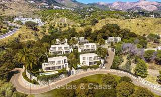 7 advanced new build villas with panoramic sea views for sale in the hills of Mijas Pueblo, Costa del Sol 787742 