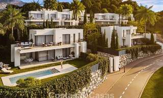 7 advanced new build villas with panoramic sea views for sale in the hills of Mijas Pueblo, Costa del Sol 787745 