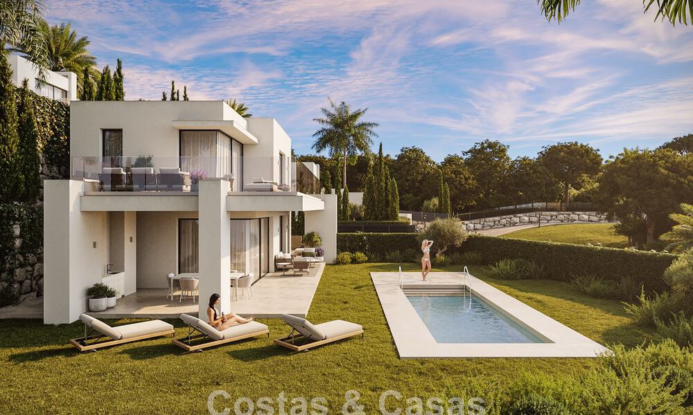 7 advanced new build villas with panoramic sea views for sale in the hills of Mijas Pueblo, Costa del Sol 787747
