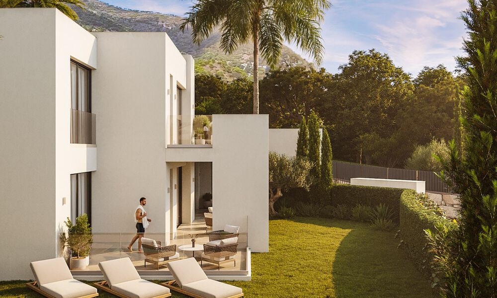 7 advanced new build villas with panoramic sea views for sale in the hills of Mijas Pueblo, Costa del Sol 787749