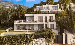 7 advanced new build villas with panoramic sea views for sale in the hills of Mijas Pueblo, Costa del Sol 787751 