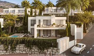 7 advanced new build villas with panoramic sea views for sale in the hills of Mijas Pueblo, Costa del Sol 787756 