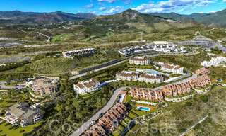 Modern new build apartments in contemporary style for sale with spacious terrace and beautiful sea views in Benahavis - Marbella 70120 