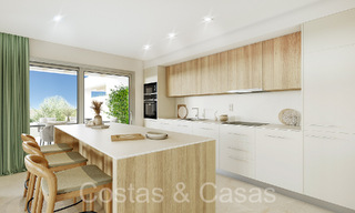 Modern new build apartments in contemporary style for sale with spacious terrace and beautiful sea views in Benahavis - Marbella 70124 