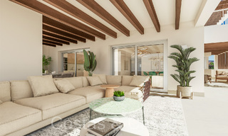 Modern new build apartments in contemporary style for sale with spacious terrace and beautiful sea views in Benahavis - Marbella 70131 