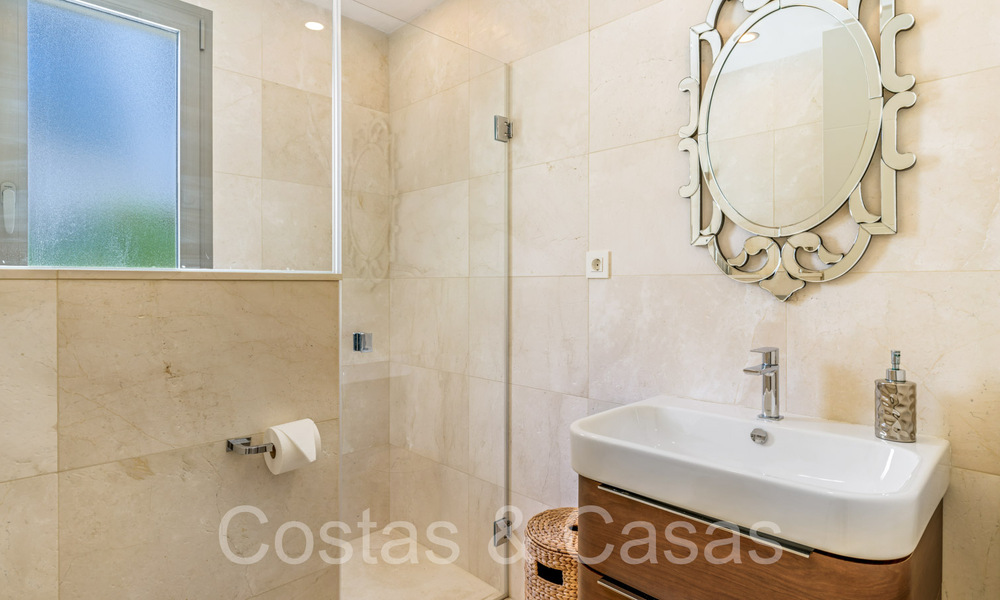 Spacious villa with Andalusian charm for sale, first line beach east of Marbella centre 70293