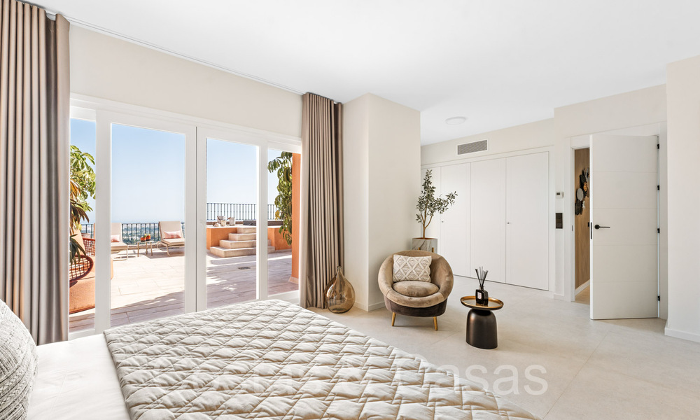 Andalusian penthouse with Scandinavian interior design for sale in Nueva Andalucia's golf valley, Marbella 70157