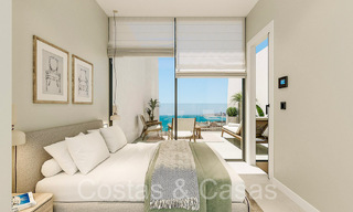 Opportunity! Modern innovative townhouses with private garden and sea view for sale in Fuengirola, Costa del Sol 70172 