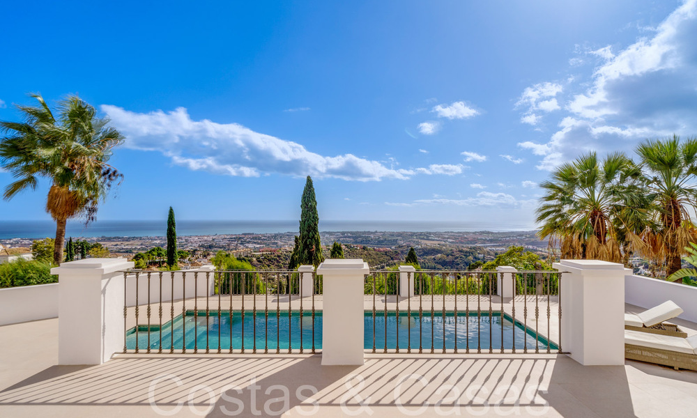 Sublime Mediterranean luxury villa with panoramic sea views for sale in El Madroñal, Marbella - Benahavis 70383