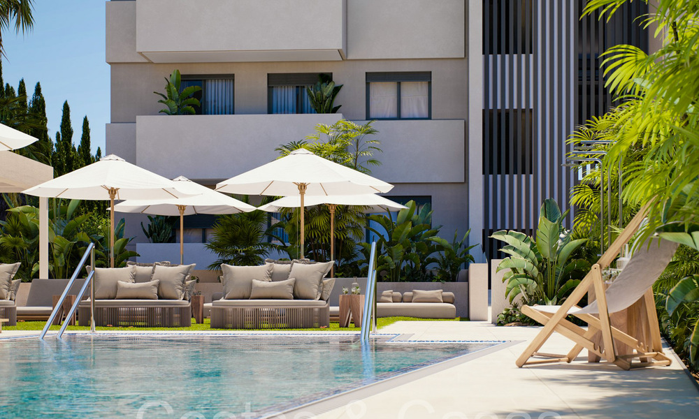Stylish apartments for sale, within walking distance of the beach and amenities of Estepona centre 70896