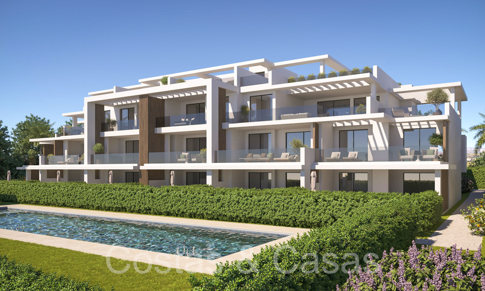 Contemporary new build apartments for sale on the New Golden Mile, Marbella - Estepona 70924