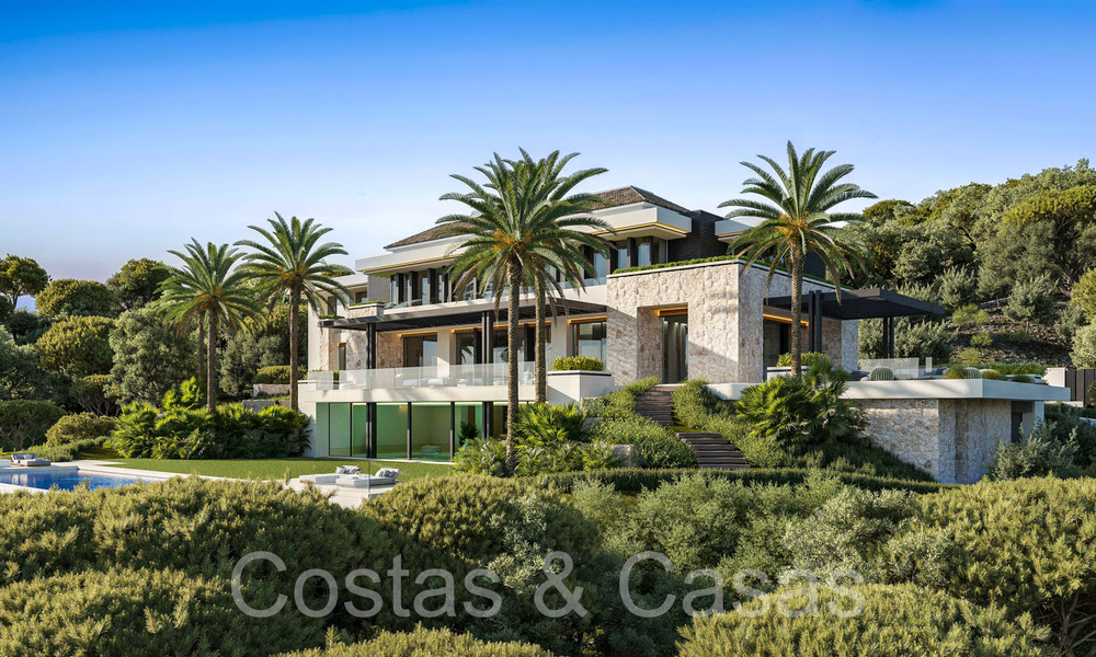 Majestic boutique villa for sale, with sea views, in the most exclusive La Zagaleta Golf Resort in Benahavis - Marbella 71423