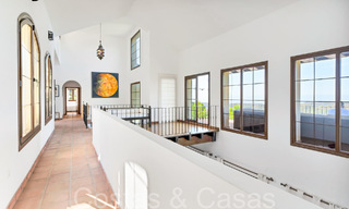 Timeless Spanish luxury villa with panoramic sea views for sale in a gated urbanization of Marbella - Benahavis 71559 