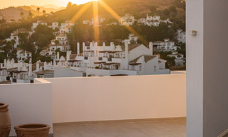 Stylish contemporary luxury Mediterranean penthouse for sale with unobstructed panoramic views in Nueva Andalucia, Marbella 71964 