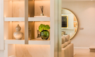 Prestigious penthouse with frontal sea views for sale, frontline beach in Puente Romano, Golden Mile, Marbella 72362 