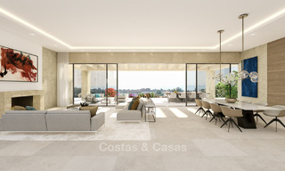 Frontline golf location, building plot for sale in golf resort with stunning sea views in Benahavis - Marbella 72671 