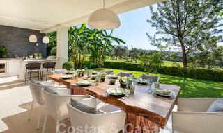 Houses for sale in a gated and secure development, surrounded by the Aloha Golf course in Nueva Andalucia, Marbella 805082 
