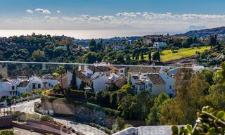 Modern luxury apartments for sale with sea views in a secure gated complex in prestigious Benahavís - Marbella 805292 